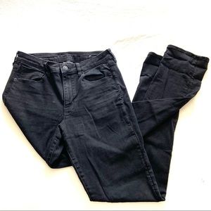 American Eagle Hi-Rise Skinny Black Jeans - "Next Level Stretch"